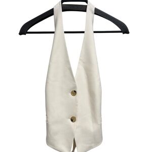 Helmut Lang Wool Halter Vest / Blouse